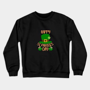 Happy st Patrick's day leprechaun hat Crewneck Sweatshirt